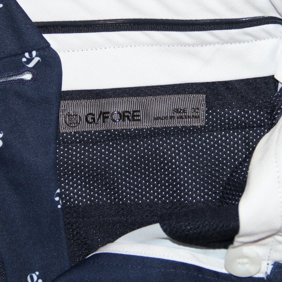 G/FORE Mini Gs Lightweight Technical Golf Shorts Mens 32 Twilight Blue - Picture 3 of 5